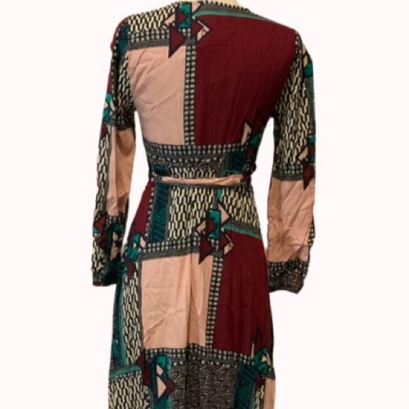 NWT New Anthropologie Virginia Wrap Maxi Dress Petite XSP - Picture 8 of 14